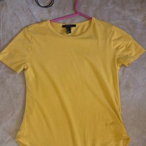 yellow bodysuit
